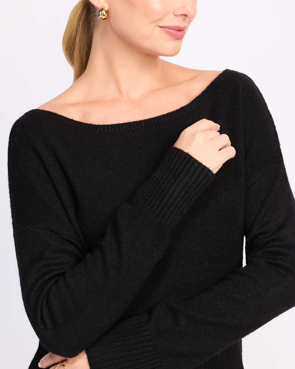 Lisa Long Sleeve Boatneck Sweater