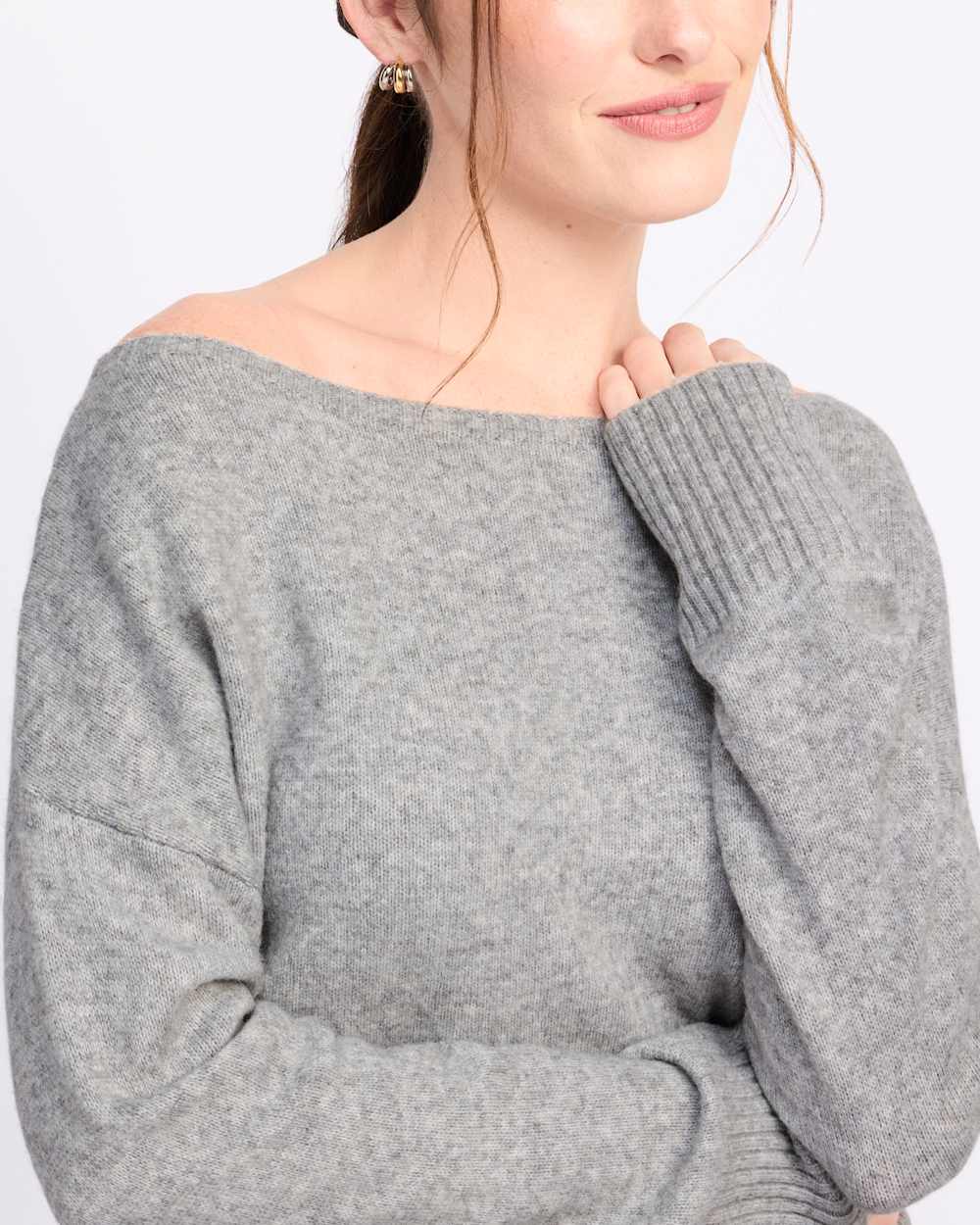 Lisa Long Sleeve Boatneck Sweater