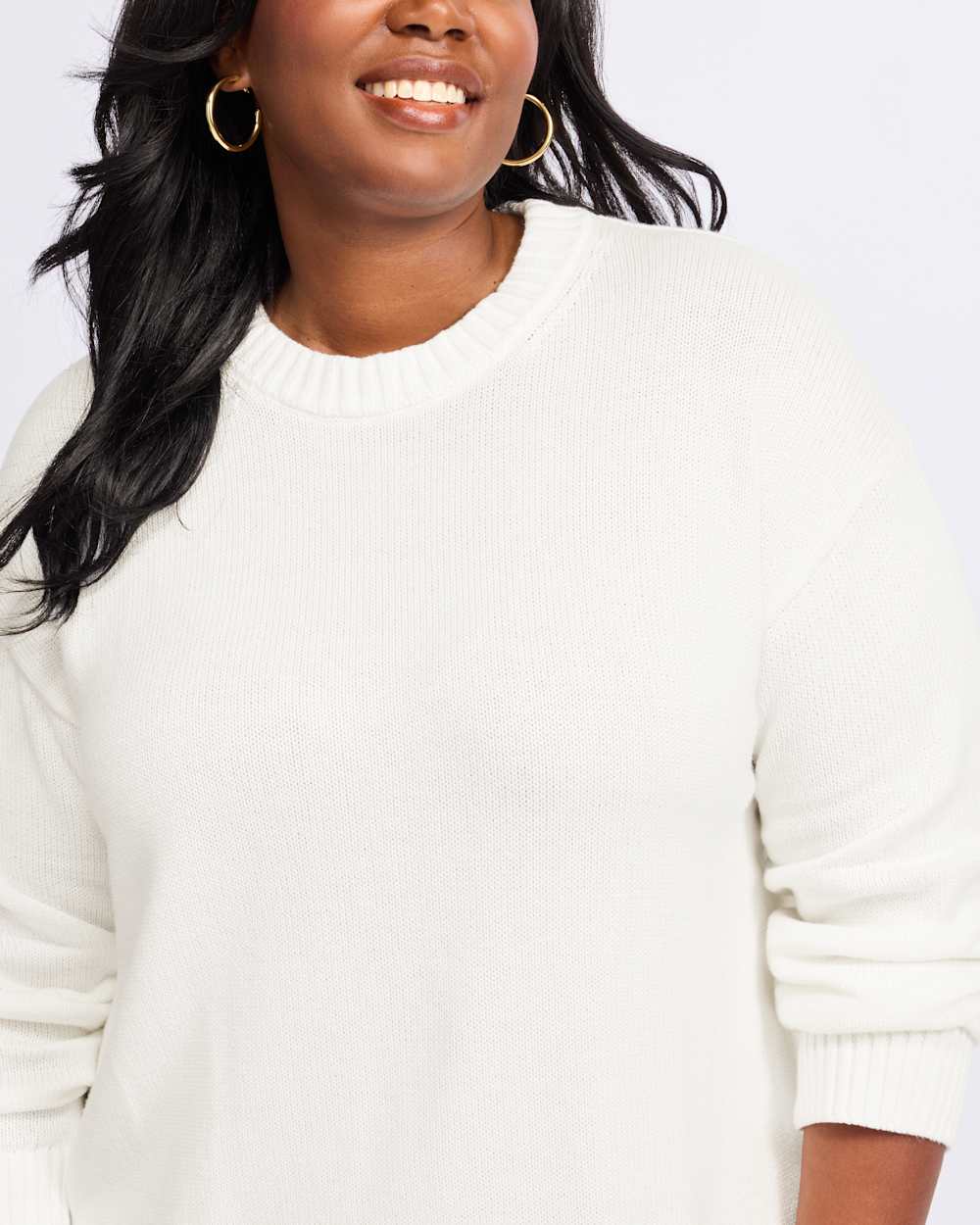 Remi Cotton Ribbed Pullover Crewneck