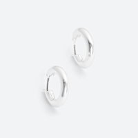  Silver hoop earrings