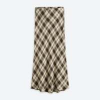 Stitch Fix plaid maxi skirt