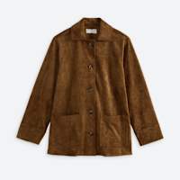 Stitch Fix women's brown suede jacket
