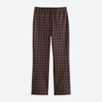 Stitch Fix women's petite brown plaid pants
