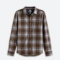 Stitch Fix men's brown plaid shirt