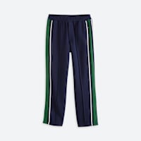 Stitch Fix navy track pants with white and green stripe