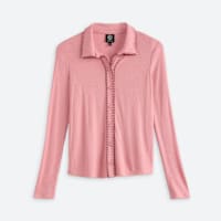 Stitch Fix maternity pink button front sweater