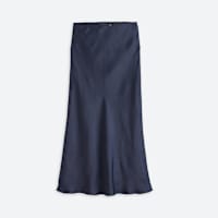 Stitch Fix navy blue satin maxi skirt