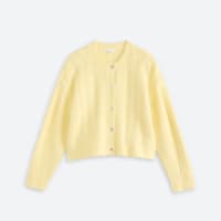 Stitch Fix long sleeve yellow button front sweater
