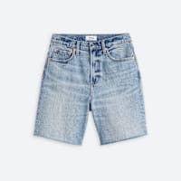 Stitch Fix women's long blue jean shorts