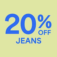20% off jeans