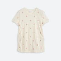 Stitch Fix maternity white patterned shirt