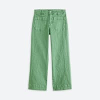 Women's green wide leg bottoms