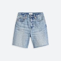 Stitch Fix women's long blue jean shorts