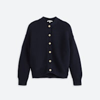 Women's black button down long sleeve sweater