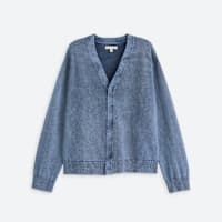 Stitch Fix dark blue acid wash cardigan