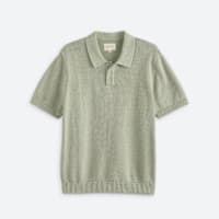 Stitch Fix men's light green sweater polo
