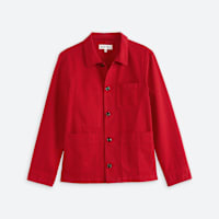 Women's red chore jacket