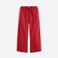 Women's red track pants