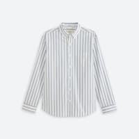 Stitch Fix men's white striped button down shirt