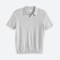 Stitch Fix men's gray johnny collar polo