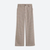 Women's plaid trousers