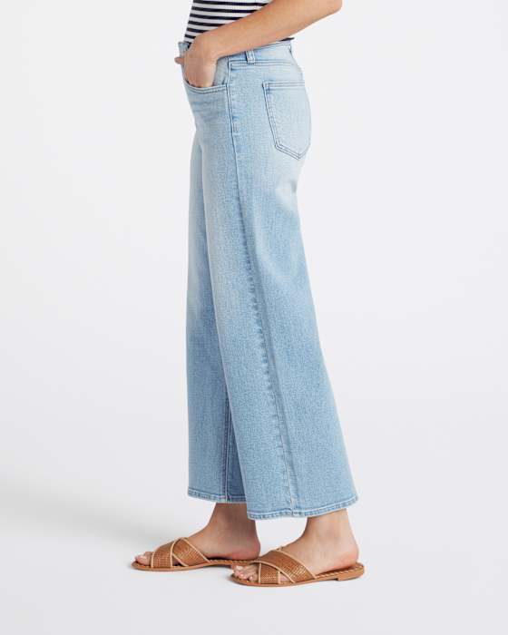 Maia Slim Wide Leg Jean