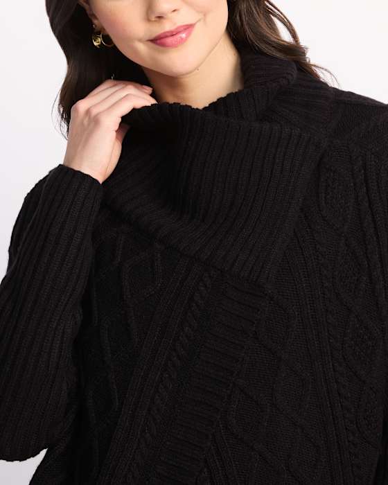 Mal Long Cable Cardigan