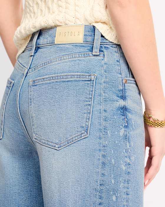 Eli Rigid High Rise Arched Leg Jean