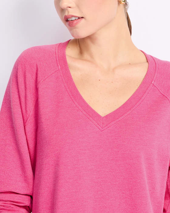 Modern V Neck Weekender Sweatshirt