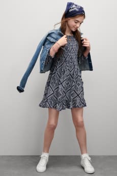 Stitch Fix tweens’ dress, jacket and bandana.